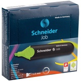 Маркер-выделитель текста Schneider Job 1504 зеленый, 1-5 мм