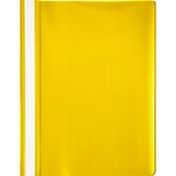 Папка-скоросшиватель с прозрачным верхом А4 Attache желтый, 10 шт. в упак