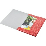 Папка на резинках Attache, A4, картонная красная, 370 г/м&sup2;