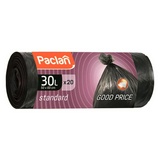Пакеты для мусора Paclan STANDART, 30 л, 50х60 см, черный, 7.3 мкм, 20 шт