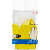 Перчатки резиновые Vileda Professional Контракт желтые размер 8, M, 101017