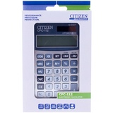 Калькулятор карманный Citizen CPC-112WB, 12 разрядный, серебристый