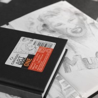 Блокнот для зарисовок Canson Artbook One А5, 100 л, без линовки, черный