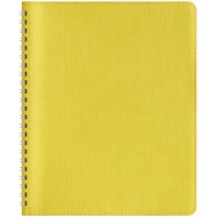 Бизнес-блокнот OfficeSpace Tango N5sp_6919 А5, 80 л, гребнь, кожзам, желтый