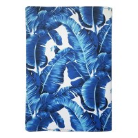 Ежедневник недатированный InFolio Blue Tropic, искусственная кожа, А5, синий, 96 л, 140x200 мм