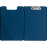 Папка-планшет клипборд Bantex 4210-01 А4, картон ПВХ, цвет синий, с верхней створкой