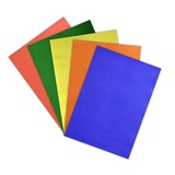 Цветной картон гофрированный Апплика, А4, 5 листов, 5 цветов