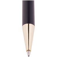 Ручка шариковая Berlingo CPs_72801 Golden Standard, синяя, 0,7 мм, корпус черный-золото, автоматическая