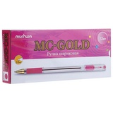 Ручка шариковая MunHwa MC Gold BMC-10, розовый, 0,5 мм