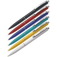 Ручка шариковая автоматическая Schneider K15 399276 дисплей, корпус ассорти, 1 мм, синяя