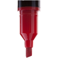 Маркер перманентный Berlingo BMc_04603 красный, скошенный, 0,5-4 мм