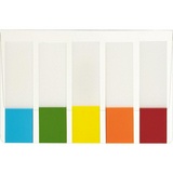 Клейкие закладки Attache Selection пластиковые 5 цветов по 20 л. 45 мм х 12 мм