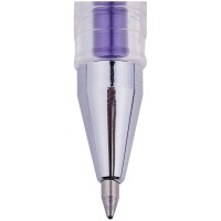 Ручка гелевая Crown HJR-500GSM металлик фиолетовая, 0,7 мм