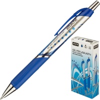 Ручка гелевая автоматическая Attache Selection Galaxy синяя, 0.5 мм