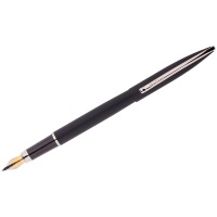 Ручка перьевая Berlingo CPs_82501 Silk Prestige, синяя, 0,8 мм, корпус черный-хром